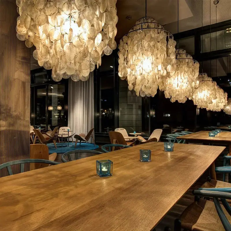 Shell Chandelier Pendant Light