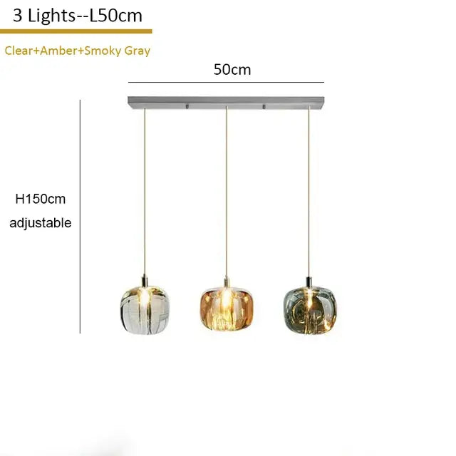 Gold Crystal 21-Light Living Room Pendant Light