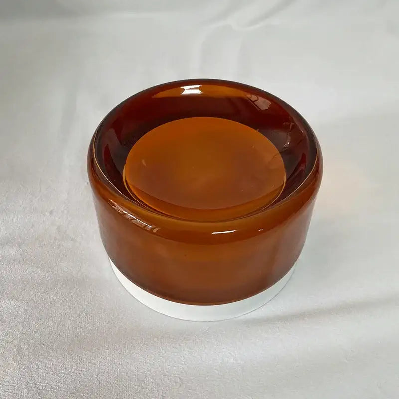 Amber Glass LED Wall Sconce