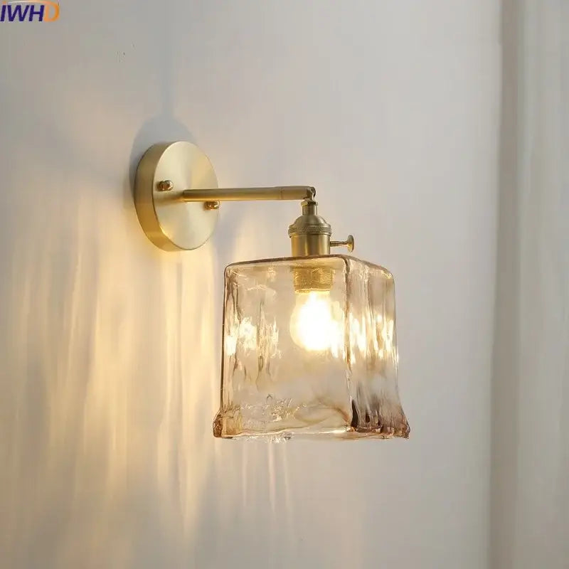 Amber Copper LED Sconce