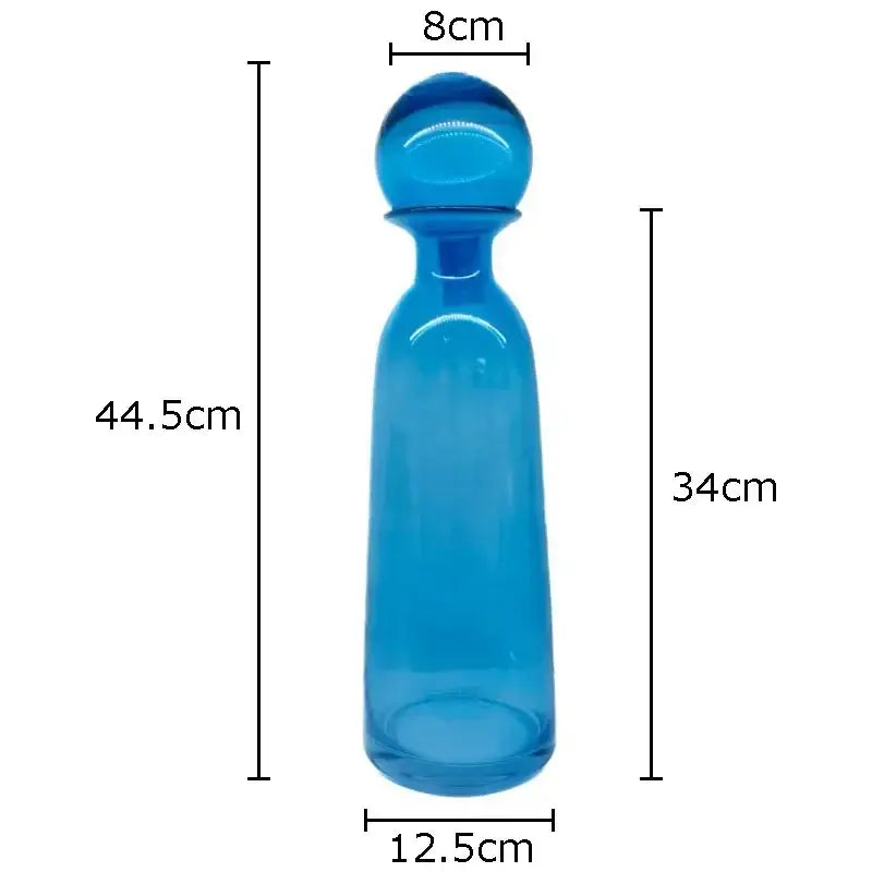 Amber Glass Vase Trio