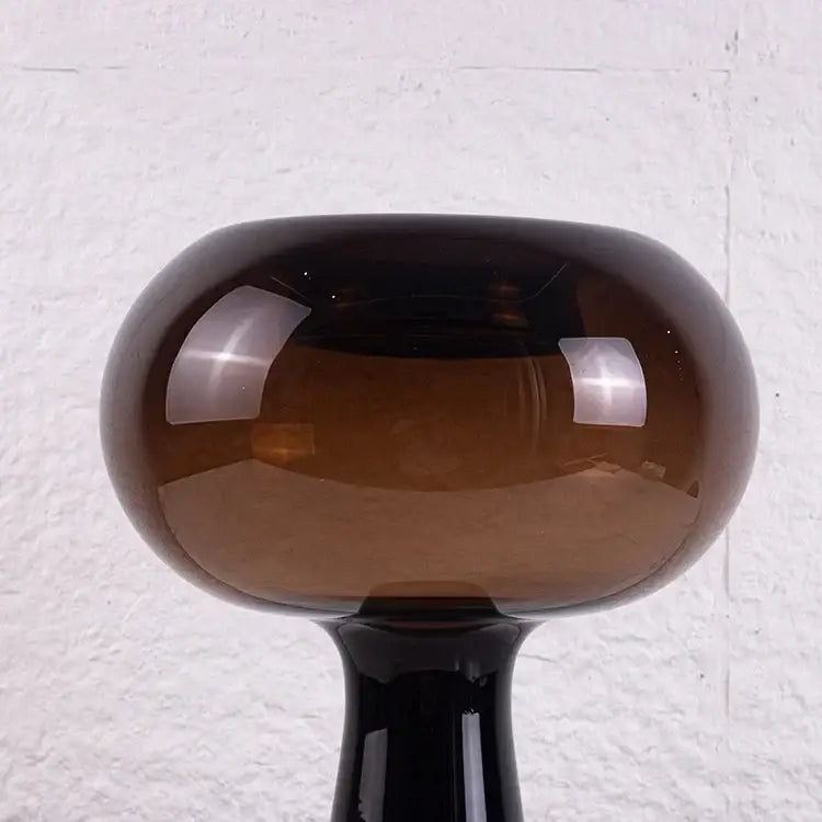 Amber Marble Geometric Vase