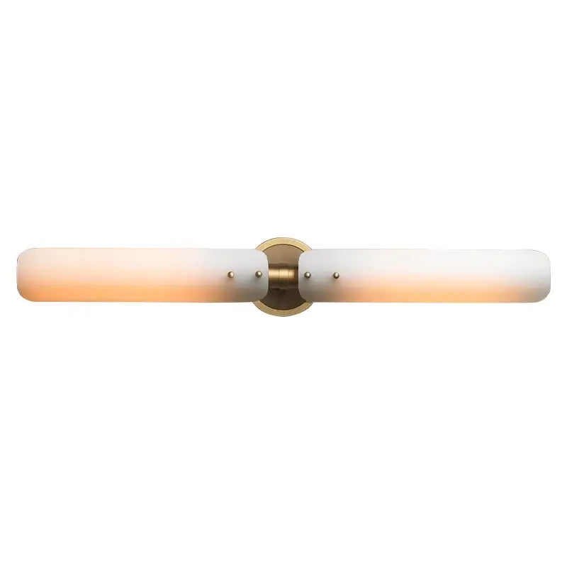 Amber White Art Deco Sconce