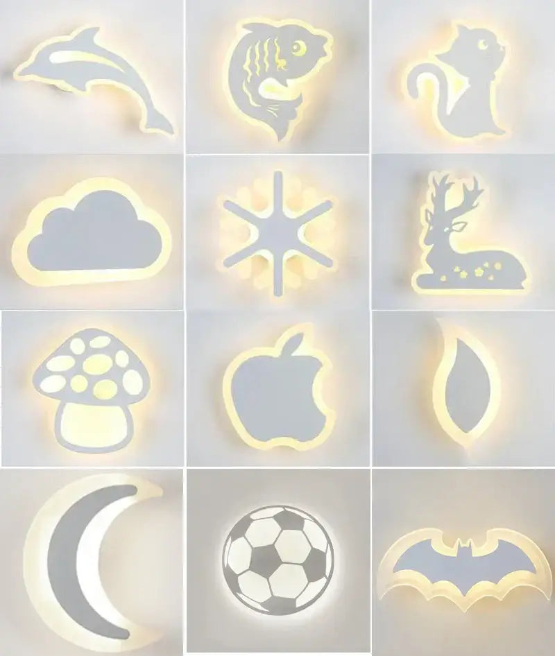 Animal Acrylic Wall Light