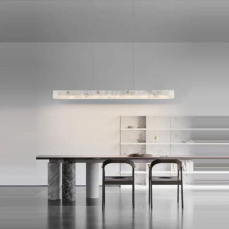 Marble Steel Dining Chandelier