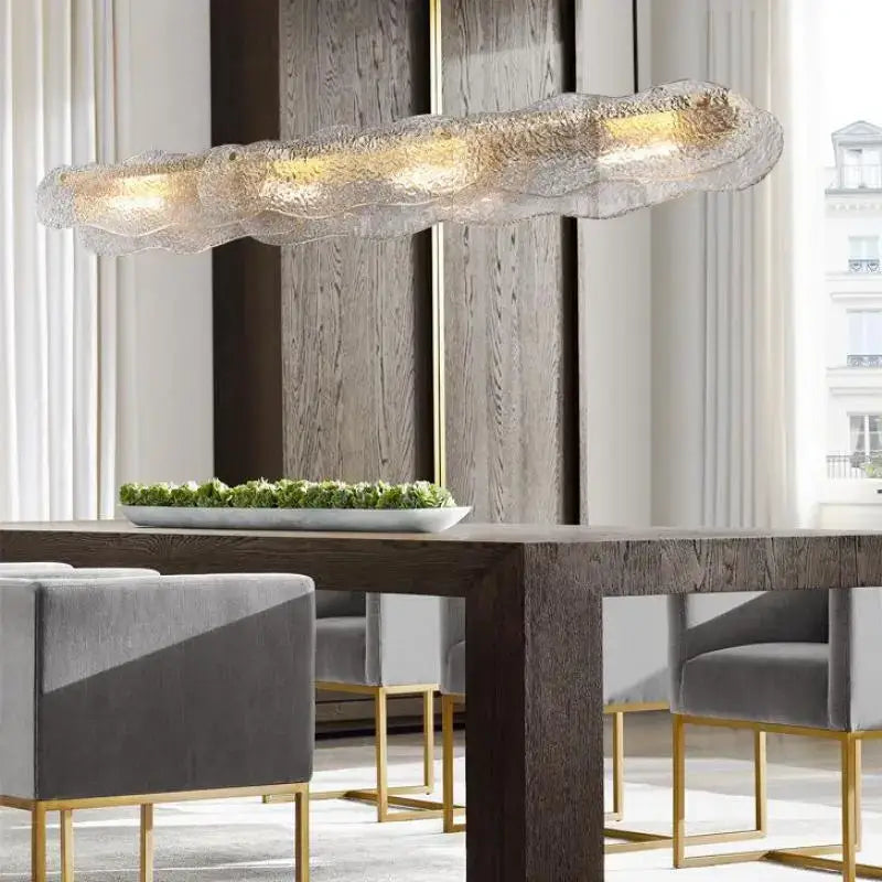 Art Glass Dining Chandelier