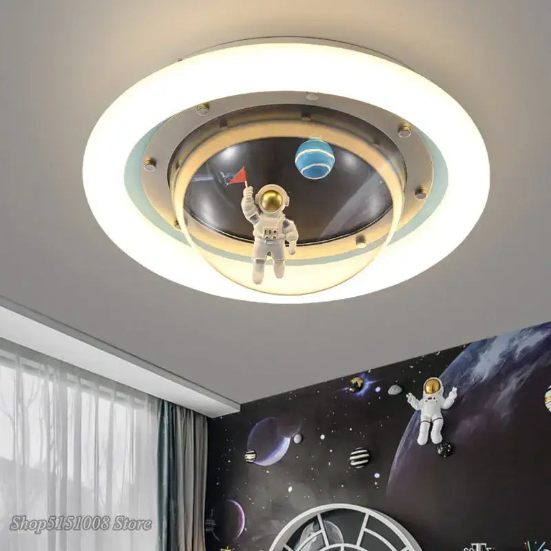 Spaceman Planet Ceiling Lamp