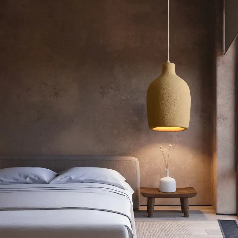Beige Cement LED Chandelier