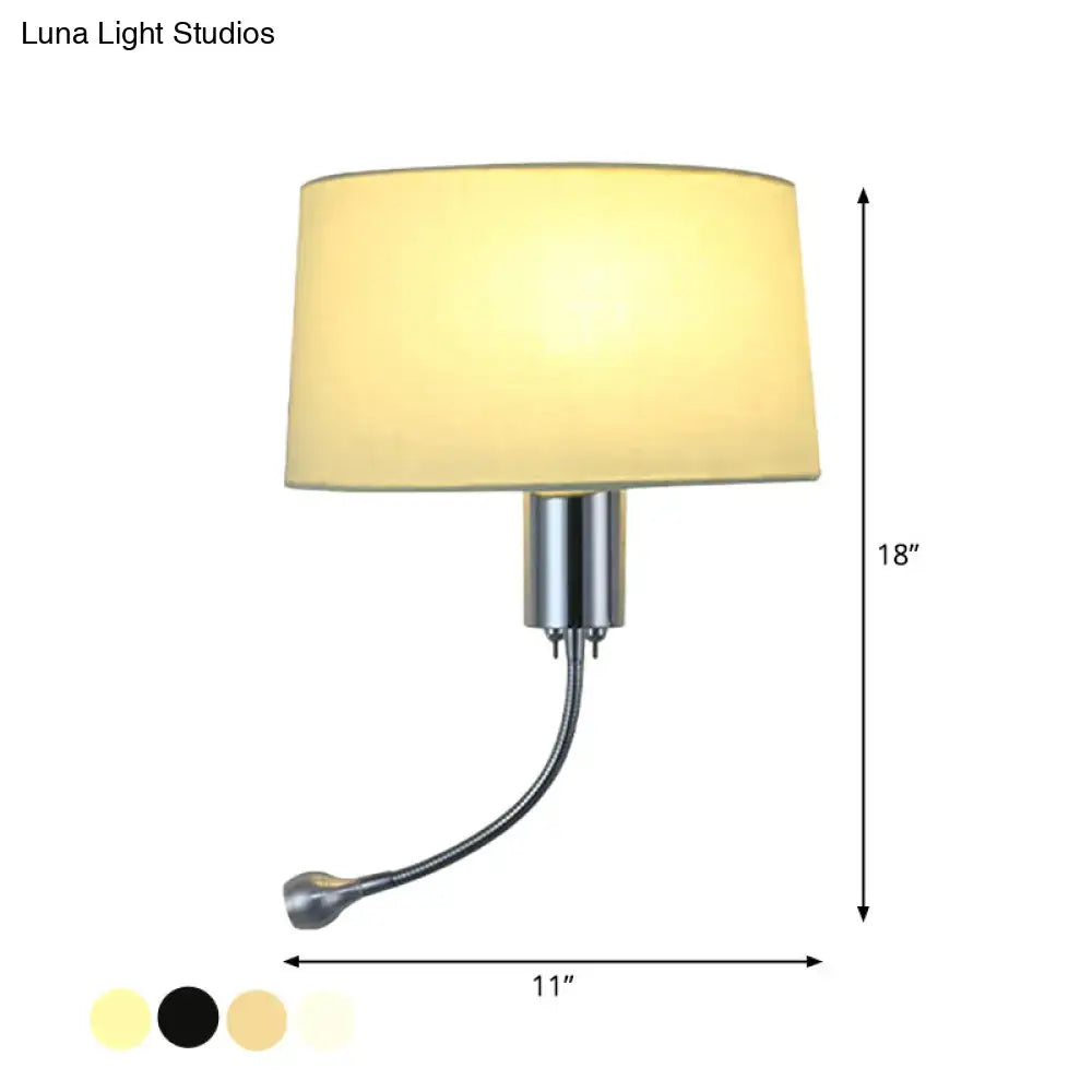 Beige Flush Wall Sconce