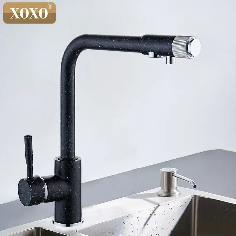 Beige Speckled Kitchen Faucet