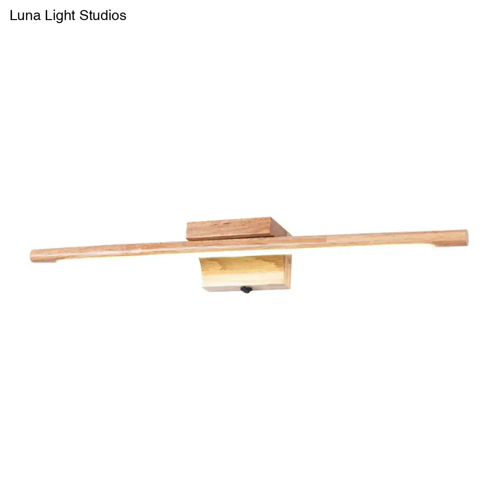 Beige LED Vanity Sconce