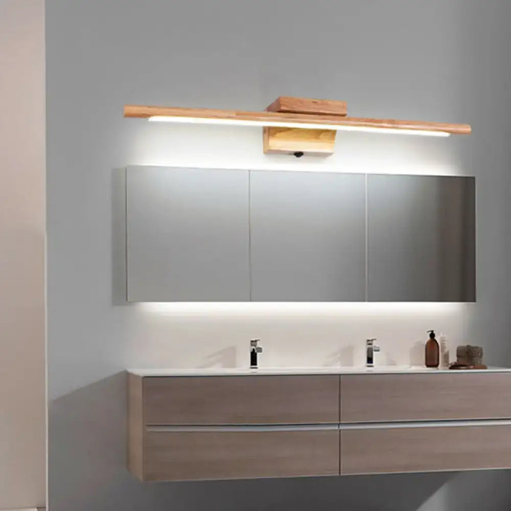 Beige LED Vanity Sconce