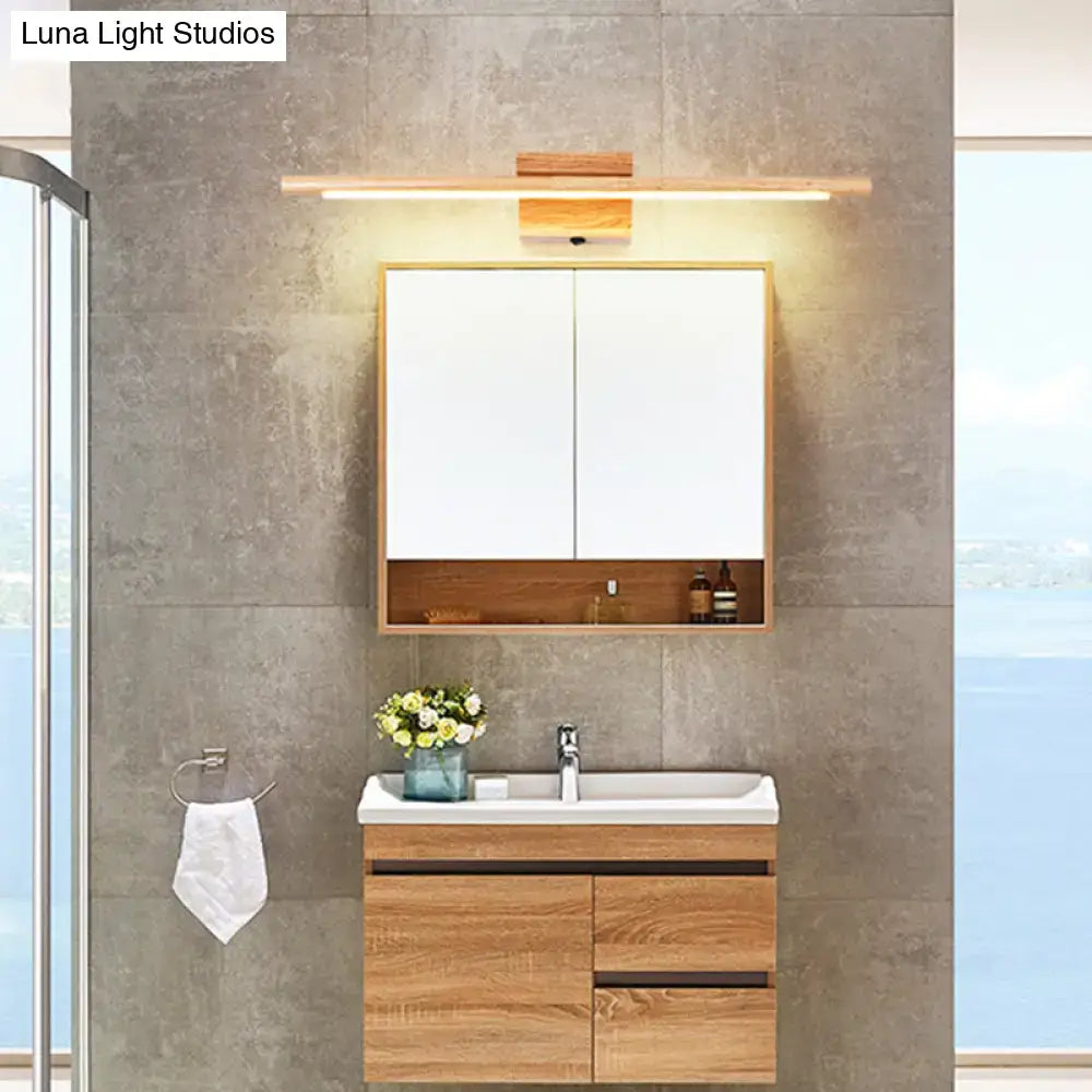 Beige LED Vanity Sconce