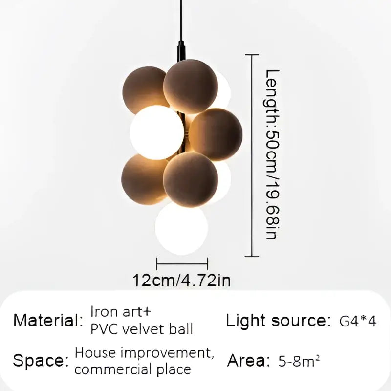 White Abstract Pendant Lamp
