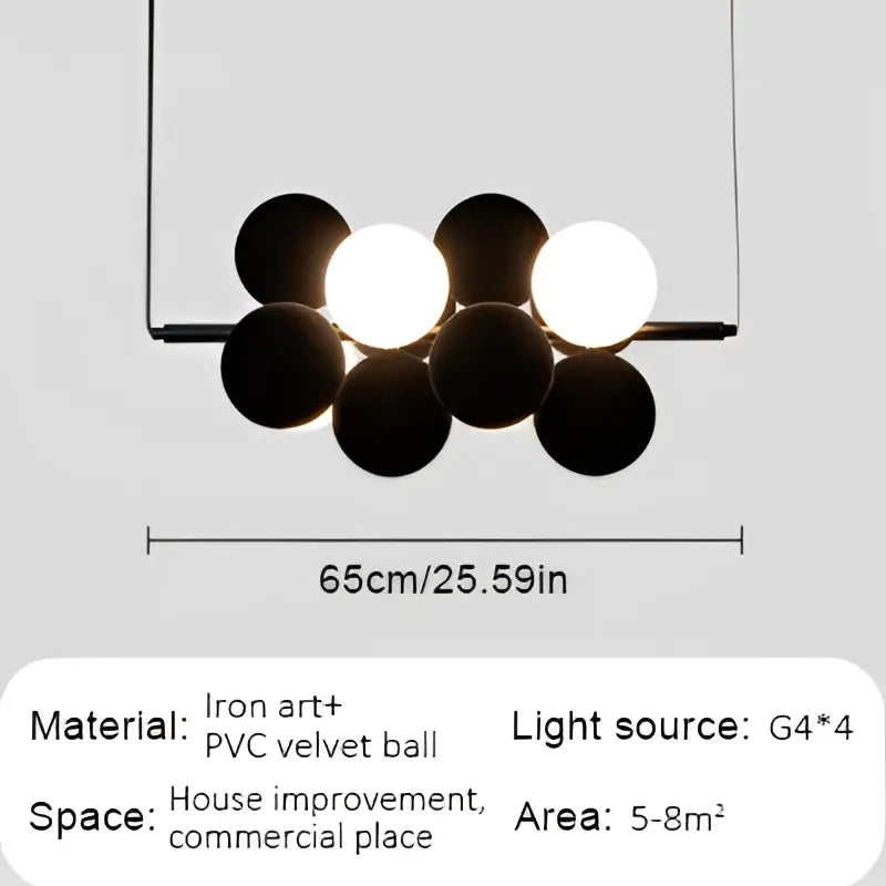 White Abstract Pendant Lamp