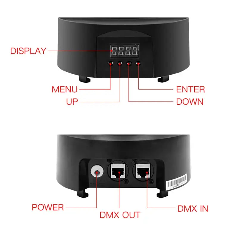 Black RGB Laser Light