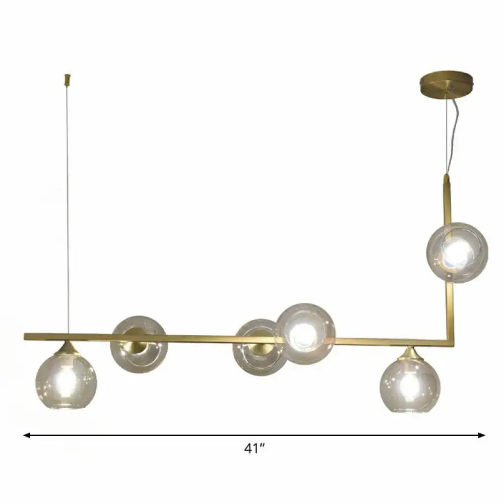 Black Globe Ceiling Light
