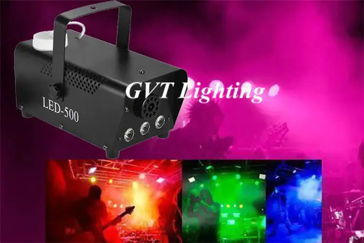 Black RGB Smoke Machine