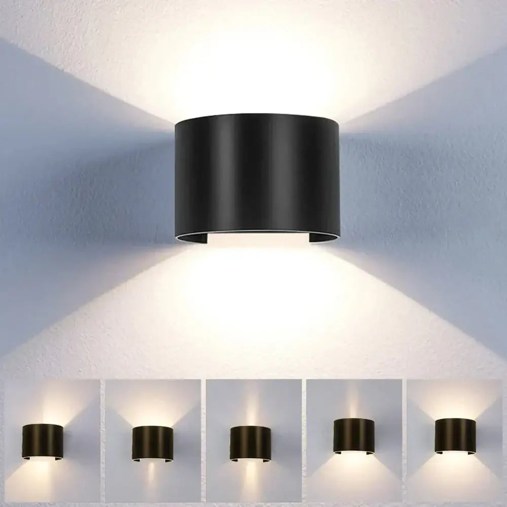 Black Adjustable Aluminum Sconce