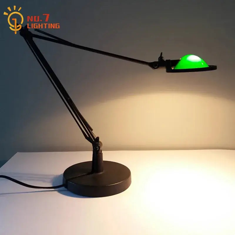 Black Adjustable LED Desk Lamp