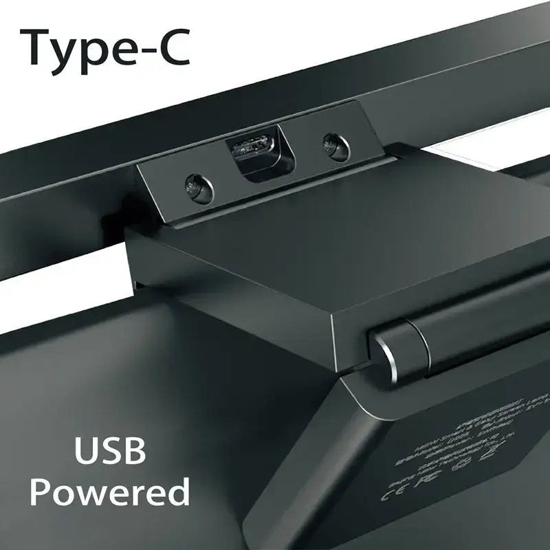 Black Aluminium Monitor Light