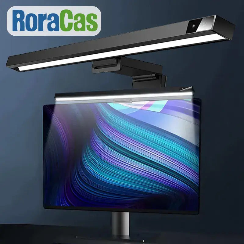 Black Aluminium Monitor Light