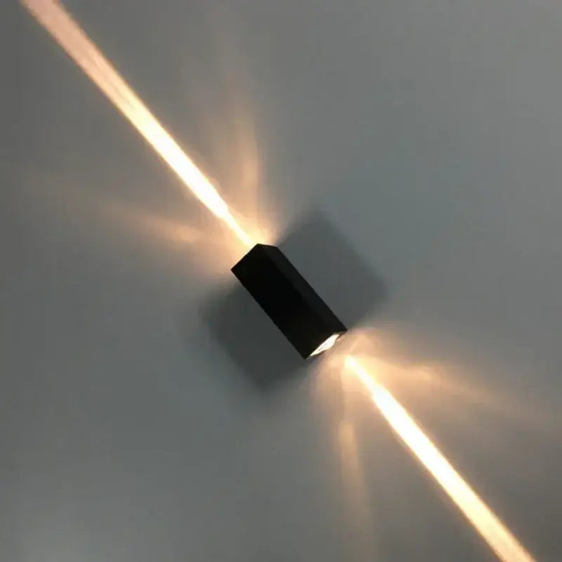 Black Waterproof Porch Light