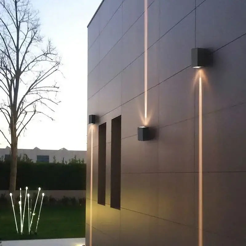 Black Waterproof Porch Light