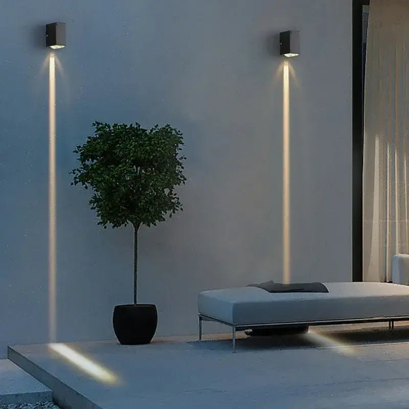 Black Waterproof Porch Light