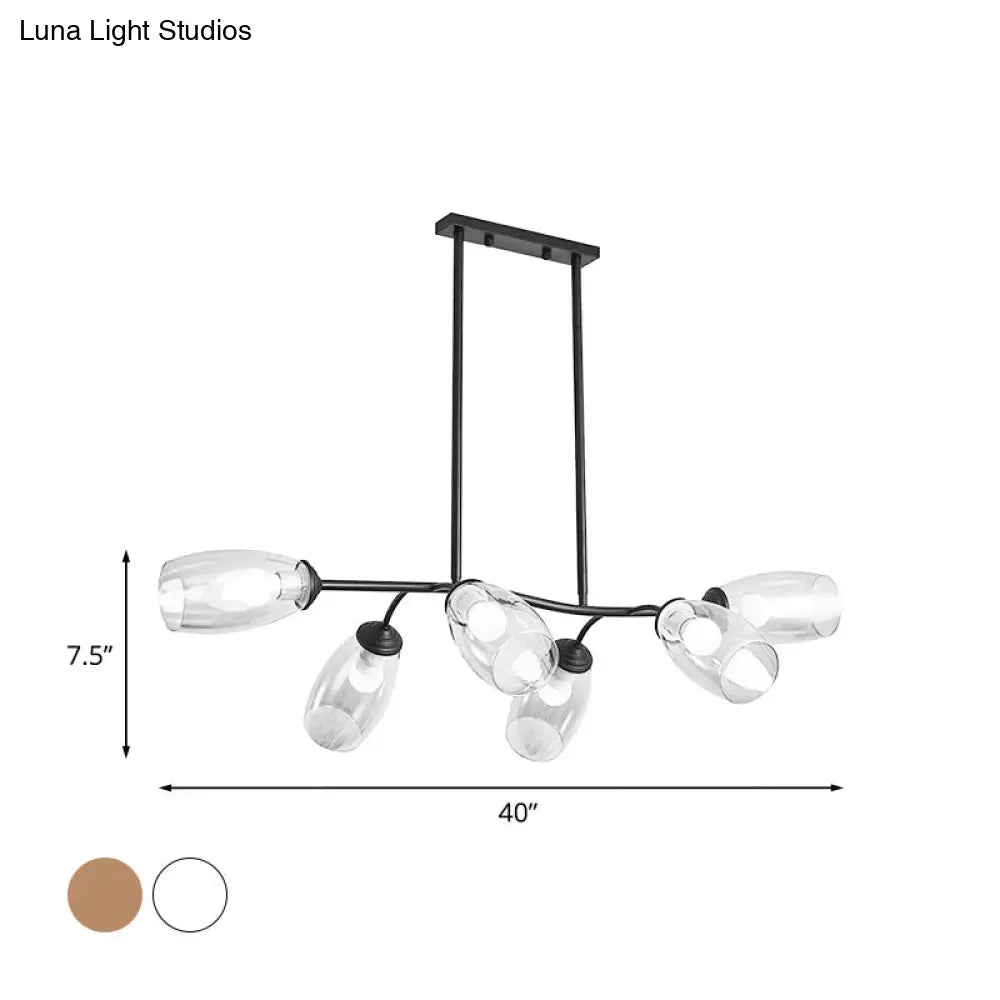 Amber Glass Pendant Light