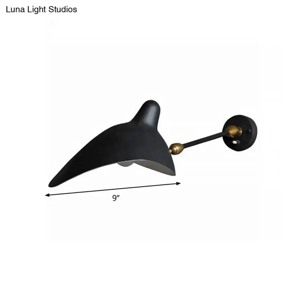 Black Duckbill Wall Lamp
