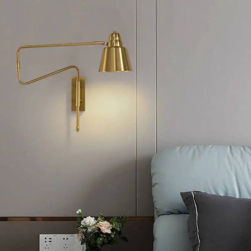 Black Brass Reading Lamp
