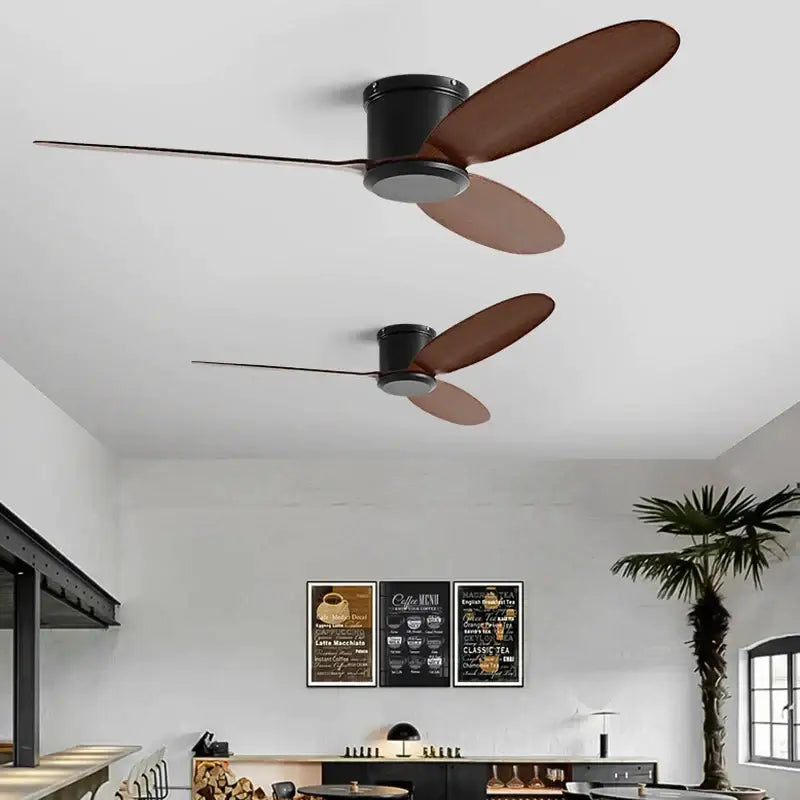 Black Brown Ceiling Fan