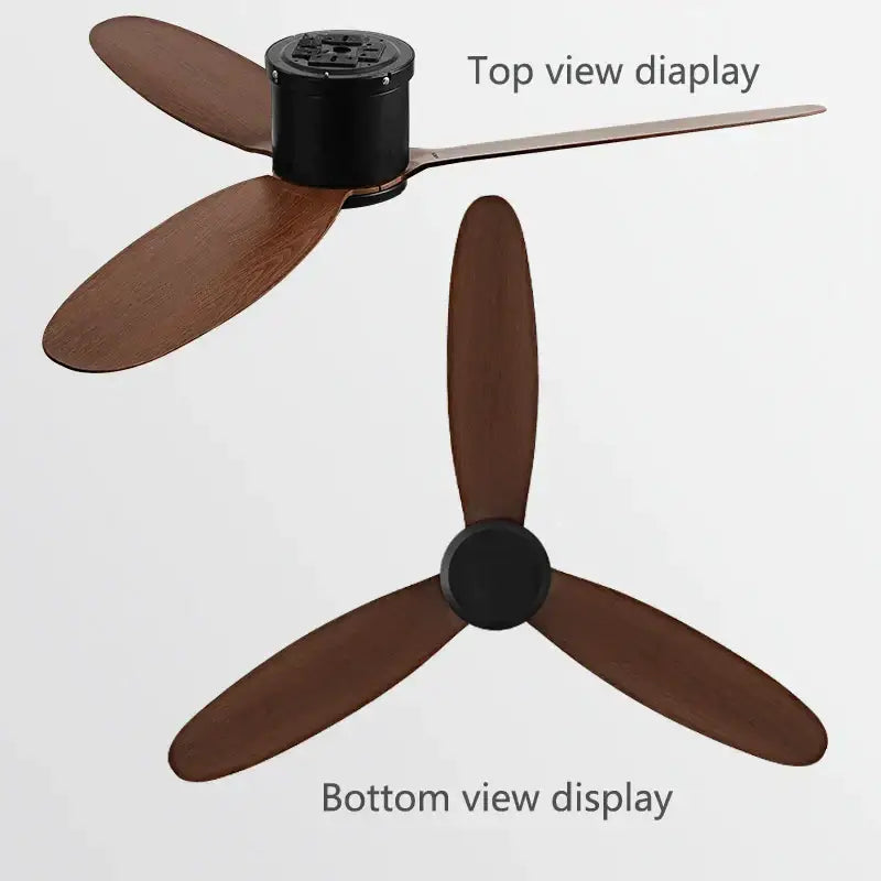 Black Brown Ceiling Fan
