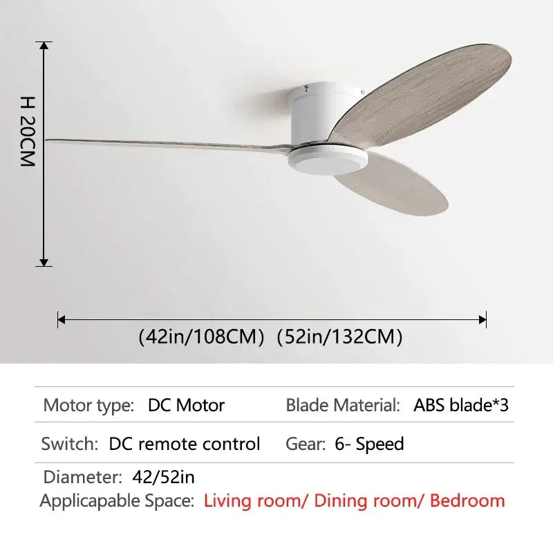 Black Brown Ceiling Fan