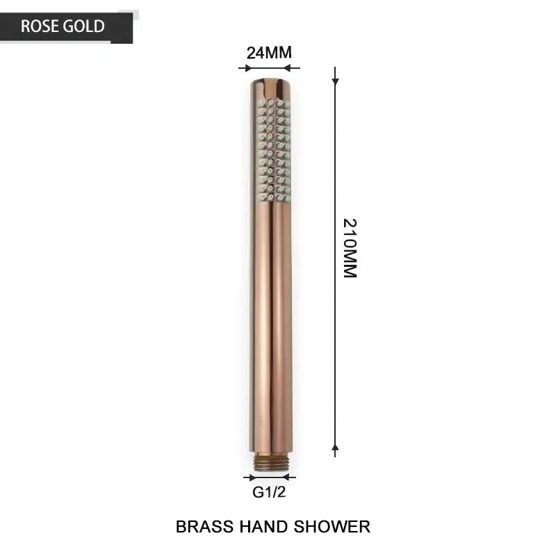 Brushed Gold Shower Head