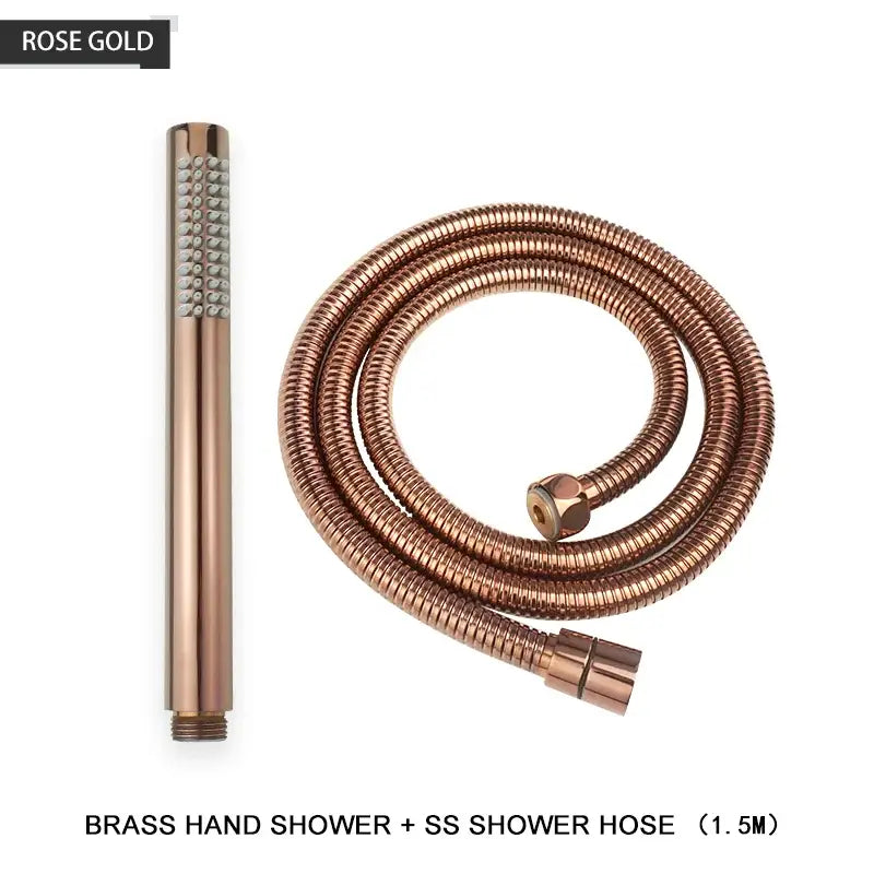 Brushed Gold Shower Head