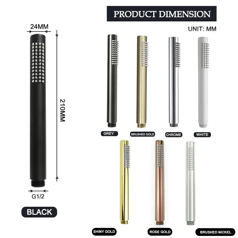 Brushed Gold Shower Head
