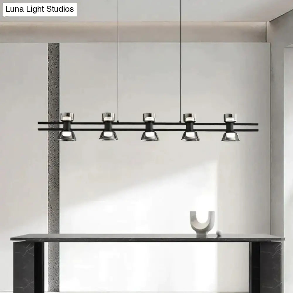 Black Linear LED Lamp