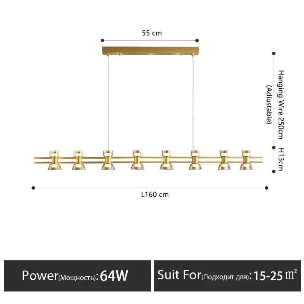Black Linear LED Lamp