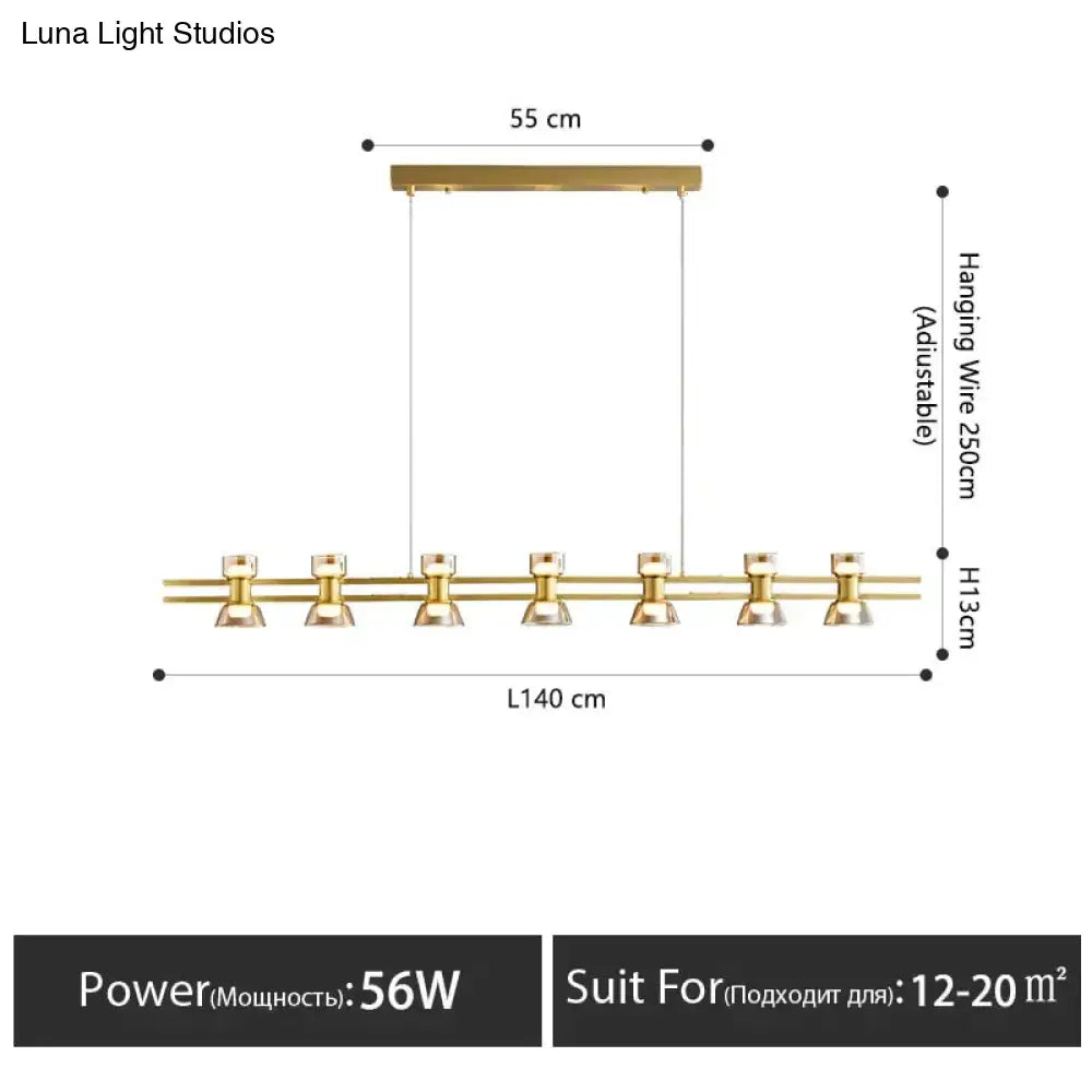 Black Linear LED Lamp