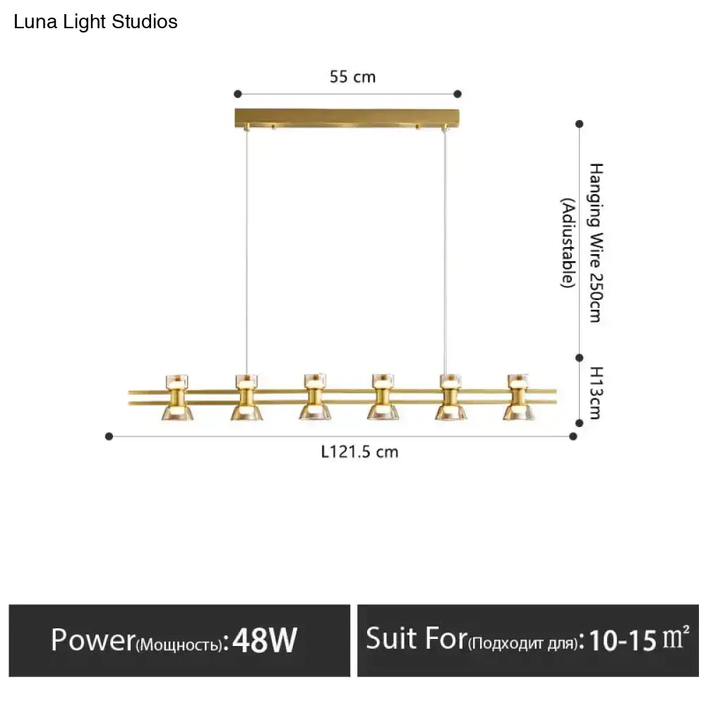 Black Linear LED Lamp