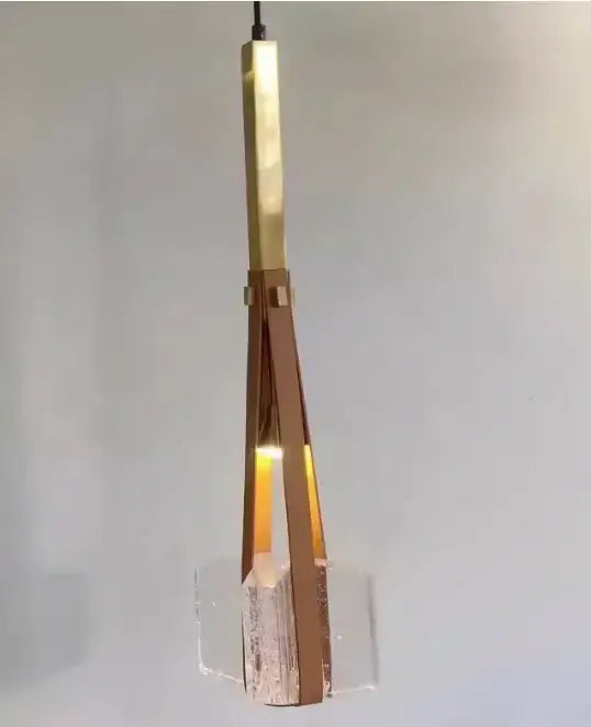 White Resin Pendant Light