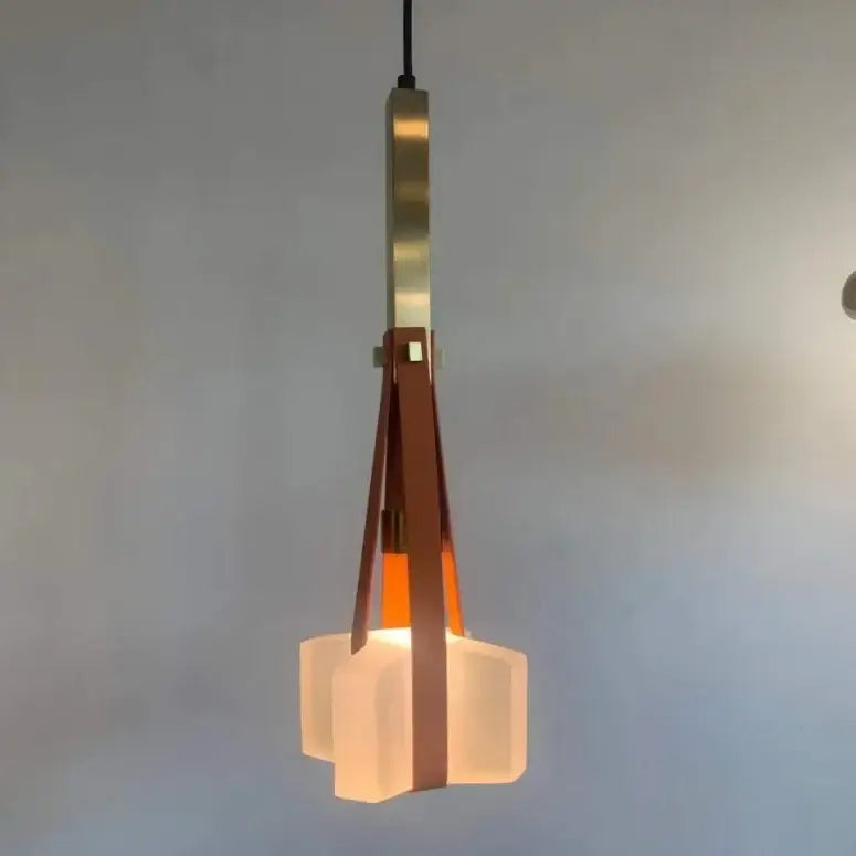 White Resin Pendant Light