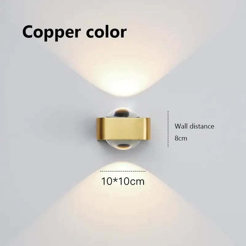 Black Copper Wall Lamp