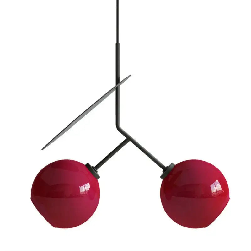 Black Crimson Pendant Light
