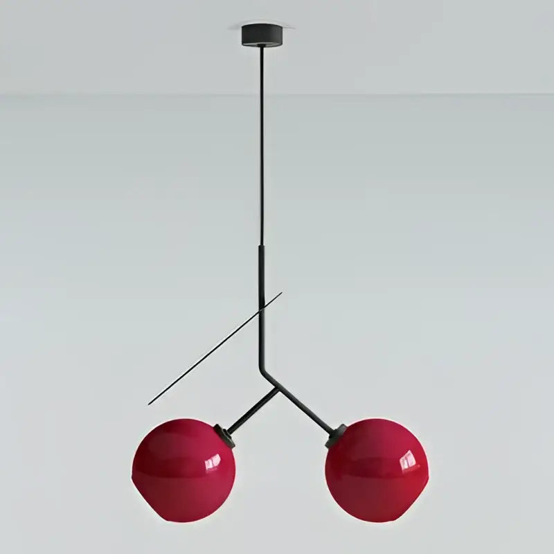 Black Crimson Pendant Light