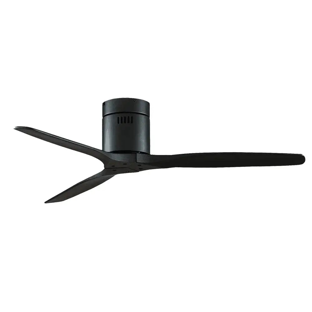 Dark Brown Wood Ceiling Fan