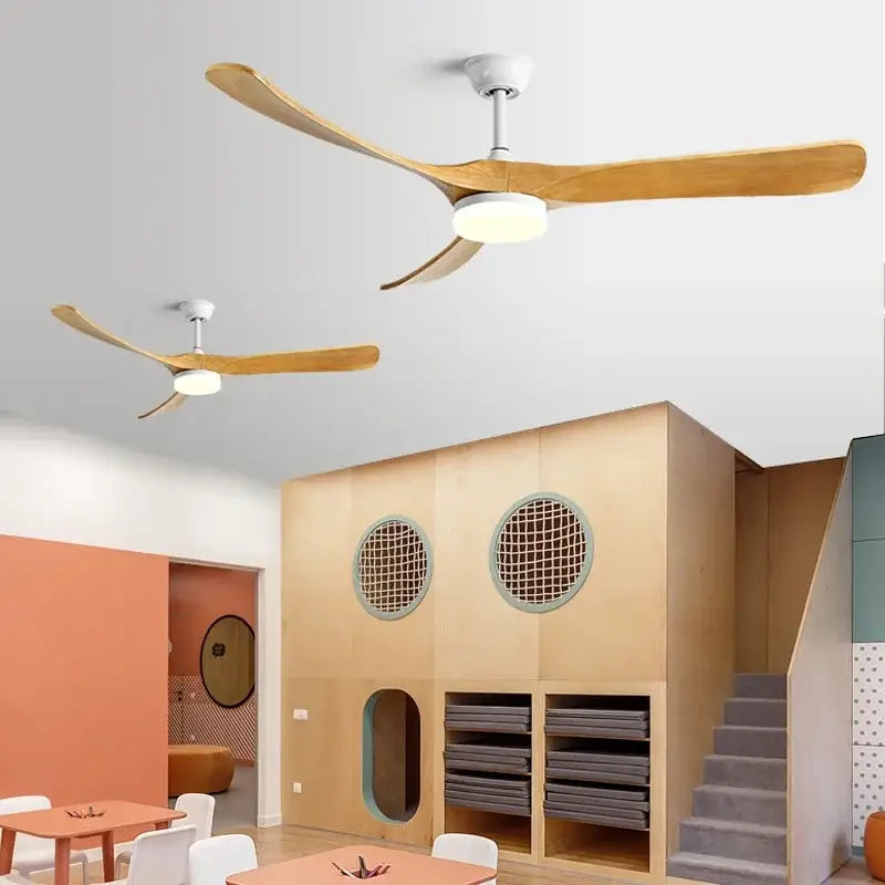 Wood Grain Ceiling Fan