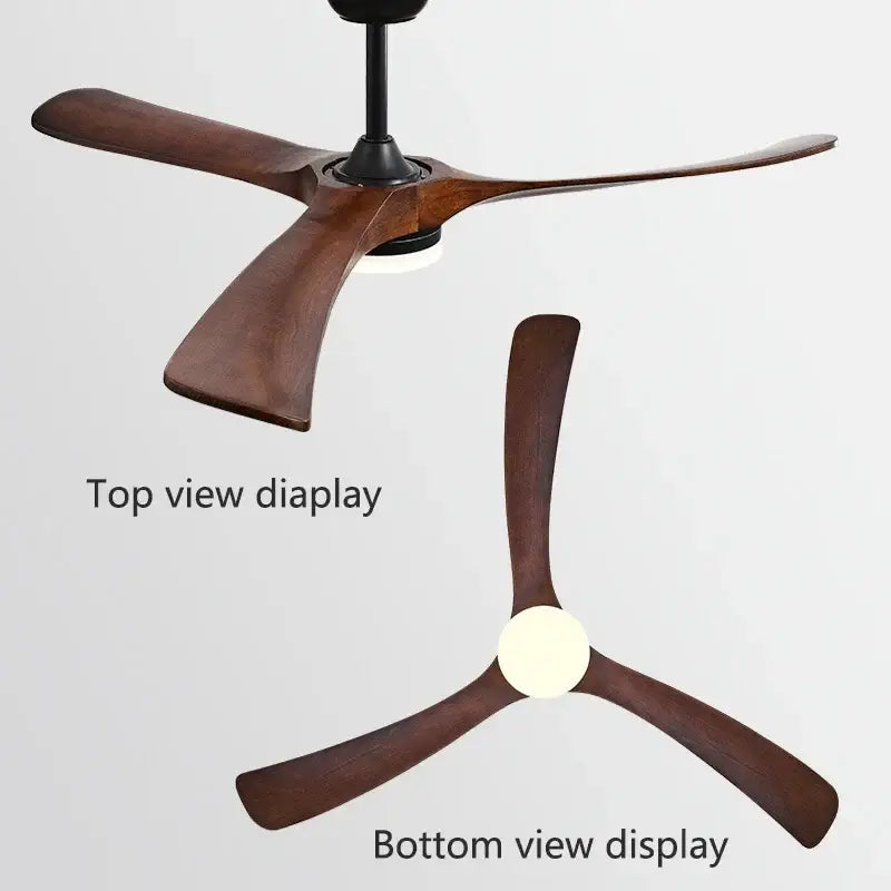 Wood Grain Ceiling Fan